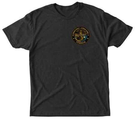 BMA USA-SOM, a Vintage Black Triblend Unisex Tee