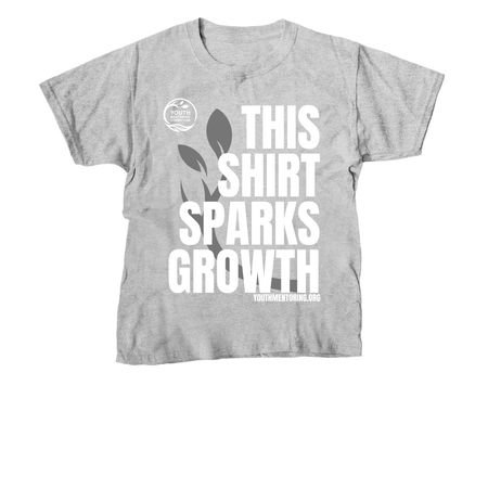 This Shirt Sparks Growth, a Sport Grey Youth Unisex Tee