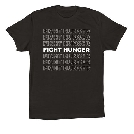 Gleaners Fight Hunger, a Black Premium Cotton Tee