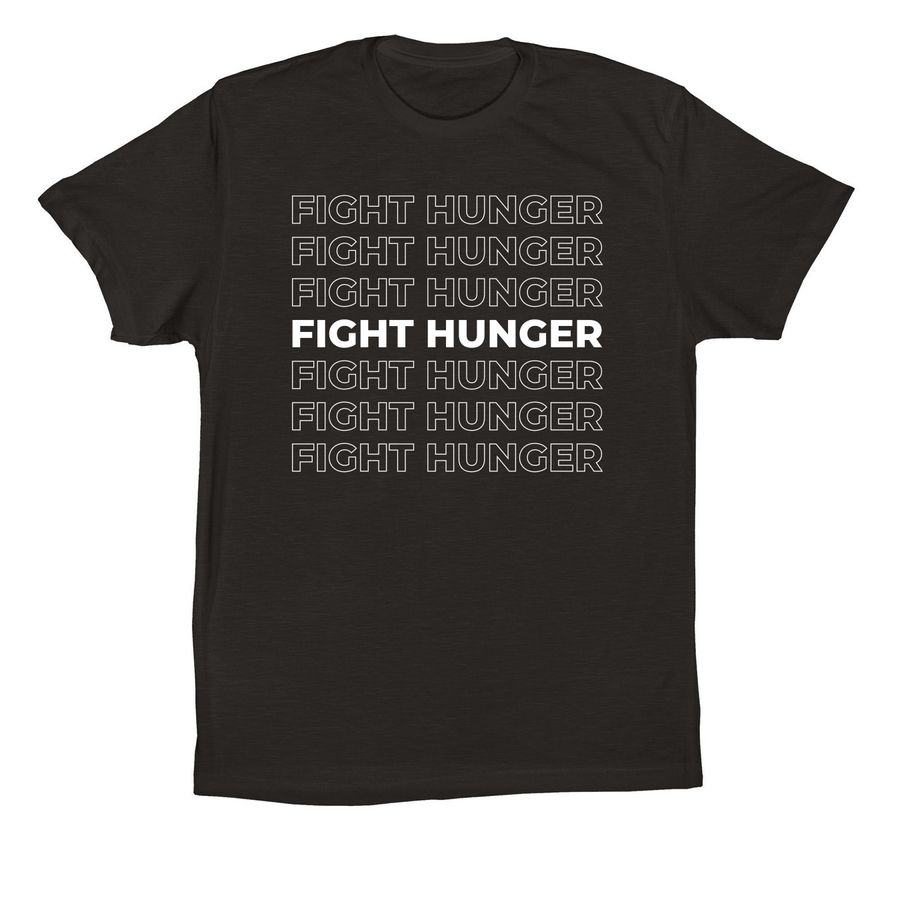 Gleaners Fight Hunger, a Black Premium Cotton Tee