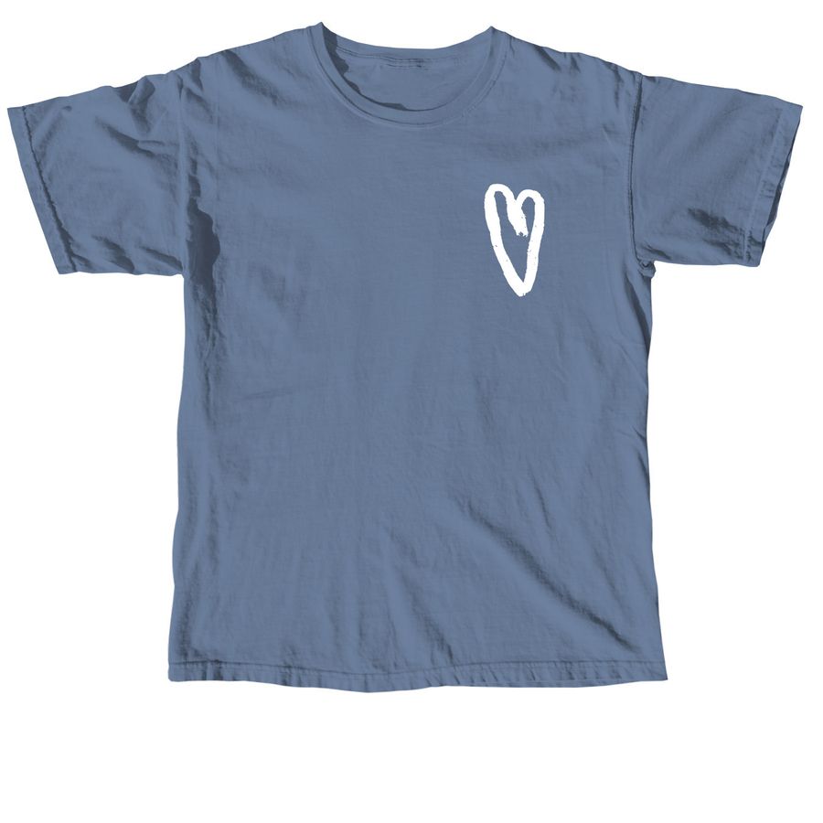 Maeve's Poem - White Print, a Blue Jean Comfort Colors Unisex Tee