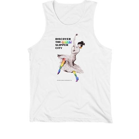 Pride 26, a White Premium Cotton Tank