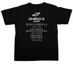 JULY 8TH PROJECT 2026, a Black Comfort Colors Unisex Tee (back-view)