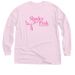 Shades of Pink Foundation, a Light Pink Classic Long Sleeve Tee