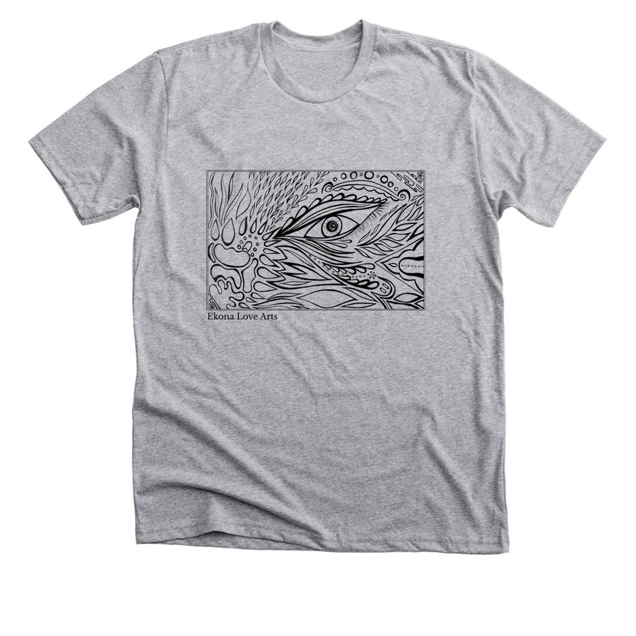 Can You See It? Apparel, a Athletic Heather Premium Unisex Tee