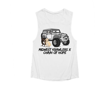 MWK x COH 2026, a White Women's Muscle Tank