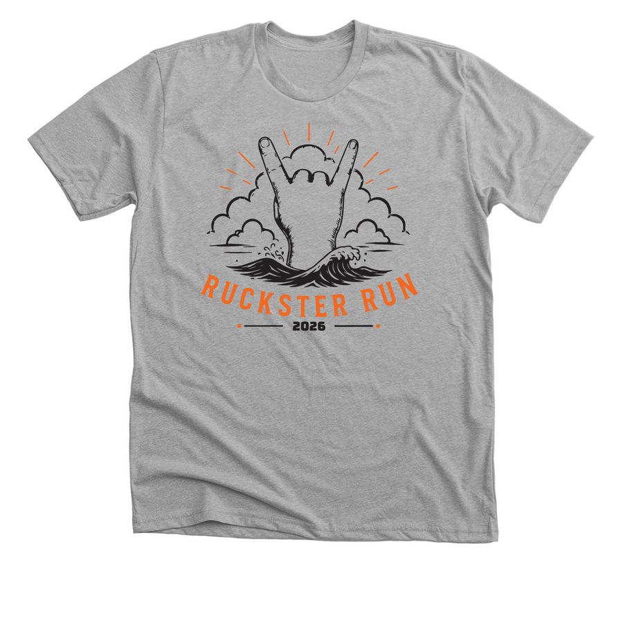 Ruckster Run 2026: United 4 Logan, a Athletic Heather Premium Unisex Tee