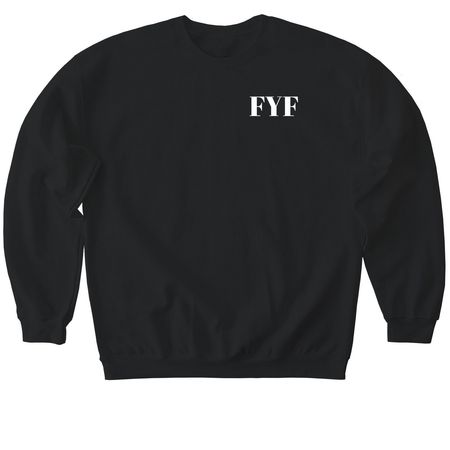 Fyf&nbsp;, a Black Softstyle Crewneck Sweatshirt
