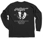 Meadowdale players 25-26 Season Merch, a Black Classic Long Sleeve Tee (back-view)