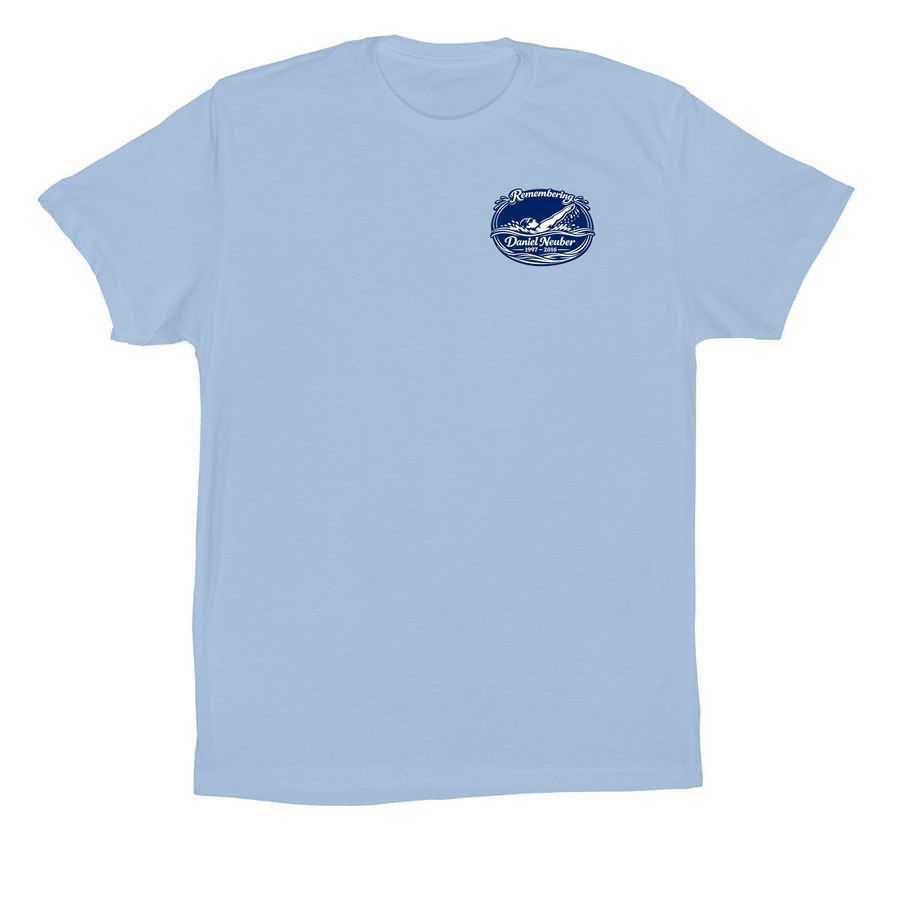 Swim for Suicide Prevention, a Baby Blue Premium Cotton Tee