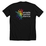 Arvada Center Dance Pride Merch, a Solid Black Blend Premium Unisex Tee (back-view)