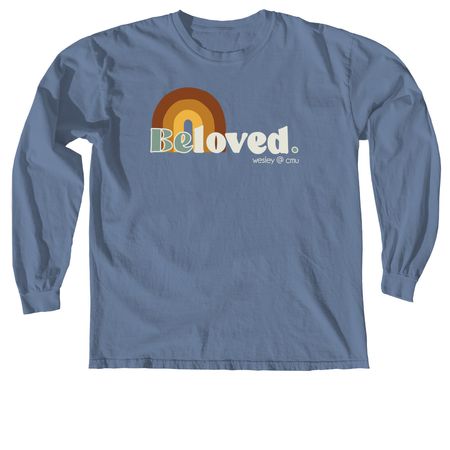 Classic Beloved Shirt, a Blue Jean Comfort Colors Long Sleeve Tee