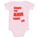 doing the NAM thing - baby&nbsp;, a Ballerina Infant Onesie (back-view)
