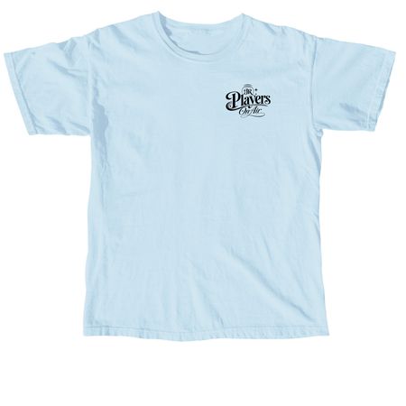 Alice in Wonderland - Queen of Hearts, a Chambray Comfort Colors Unisex Tee (back-view)