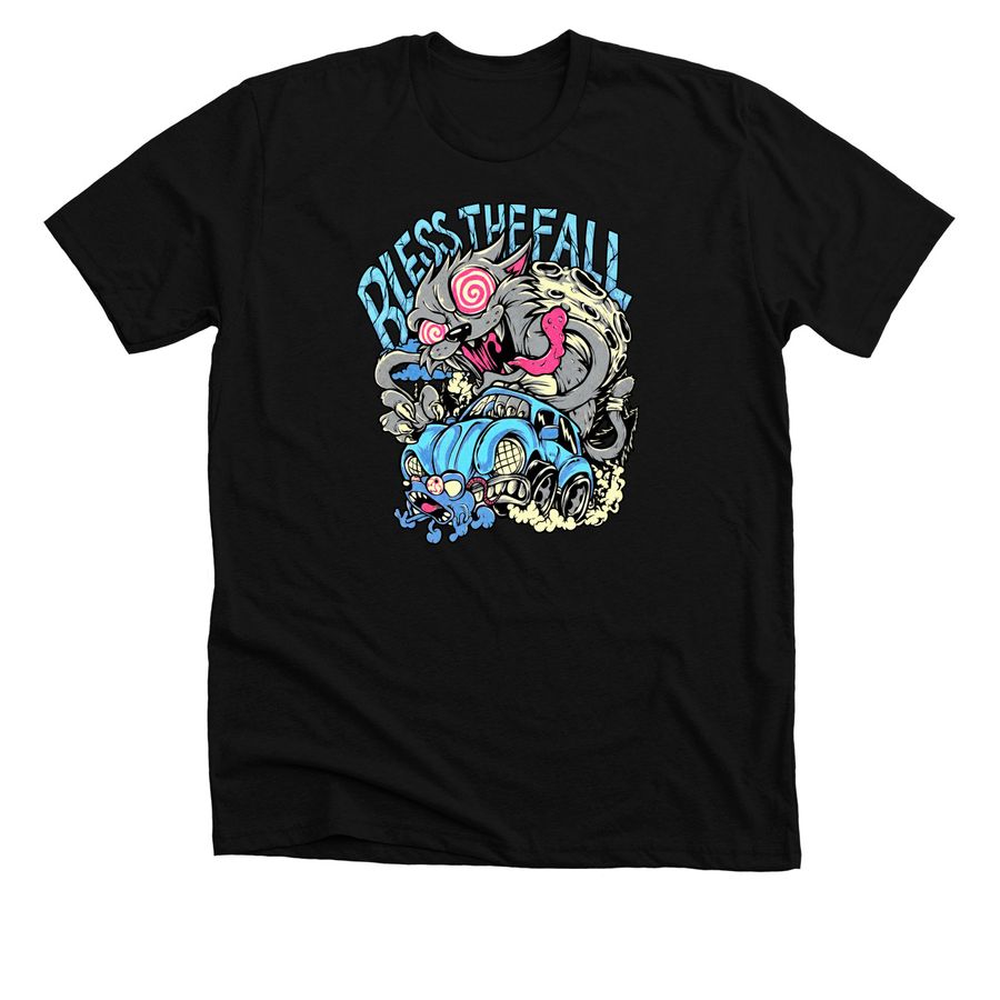 VIntage Blessthefall Band Tee Metalcore Emo B, a Solid Black Blend Premium Unisex Tee