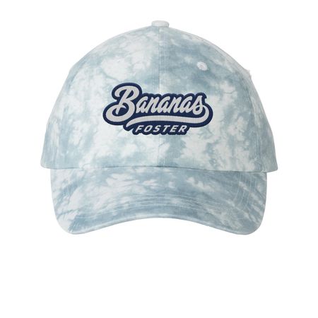 Signature Logo - Embroidered Hats, a Light Blue Tie Dye Baseball Hat