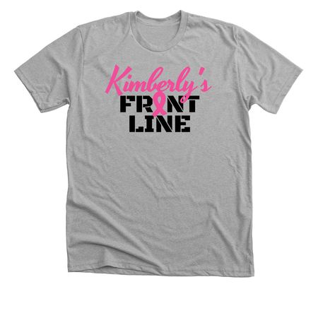 Kimberly's Front Line&nbsp;, a Athletic Heather Premium Unisex Tee