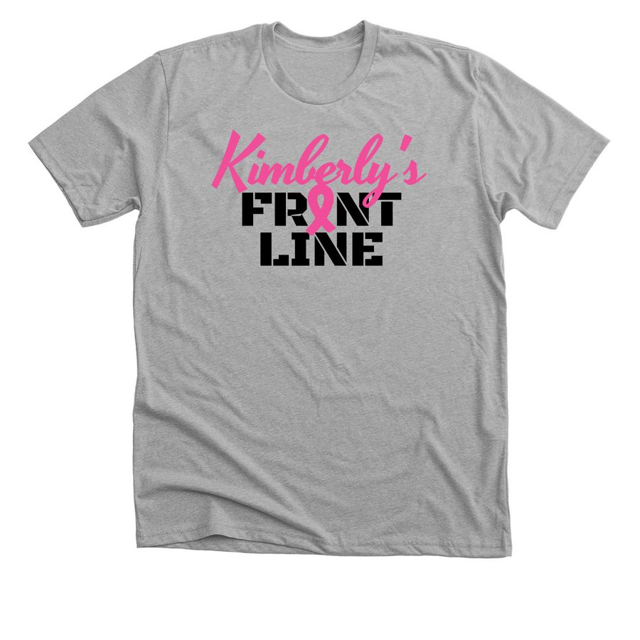 Kimberly's Front Line&nbsp;, a Athletic Heather Premium Unisex Tee