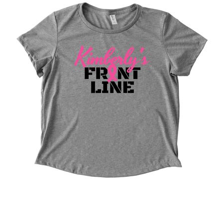 Kimberly's Front Line&nbsp;, a Aluminum Grey Allmade Eco Triblend Women?s Scoop Neck Tee