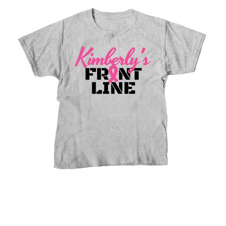 Kimberly's Front Line&nbsp;, a Sport Grey Youth Unisex Tee