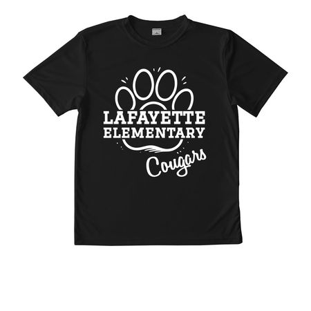 Colfax 2026 Gear, a Black Youth Performance Tee