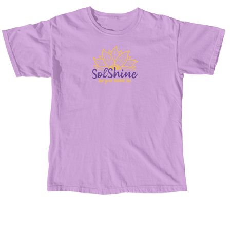 (Purple Logo) T-shirts & Crops, a Neon Violet Comfort Colors Unisex Tee