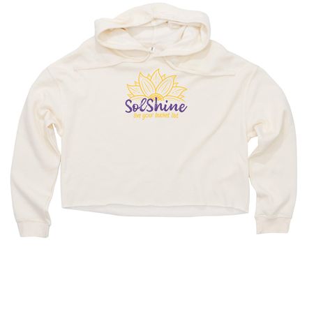 (Purple Logo) T-shirts & Crops, a Bone Women?s Lightweight Cropped Hoodie