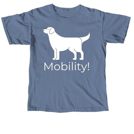 Mobility, a Blue Jean Comfort Colors Unisex Tee