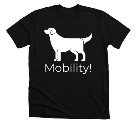 Mobility, a Solid Black Blend Premium Unisex Tee