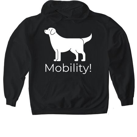Mobility, a Black Gildan Softstyle Pullover Hoodie