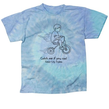 Catch me if you can!, a Lagoon Classic Tie Dye Tee