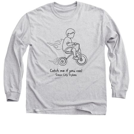 Catch me if you can!, a Sport Grey Classic Long Sleeve Tee