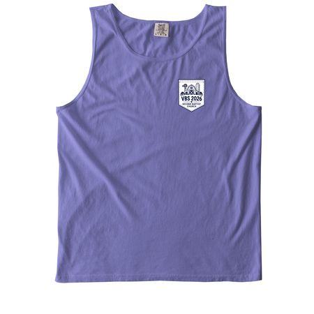 VBS 2026, a Violet Comfort Colors Tank Top
