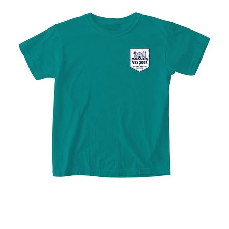 VBS 2026, a Seafoam Comfort Colors Youth Tee
