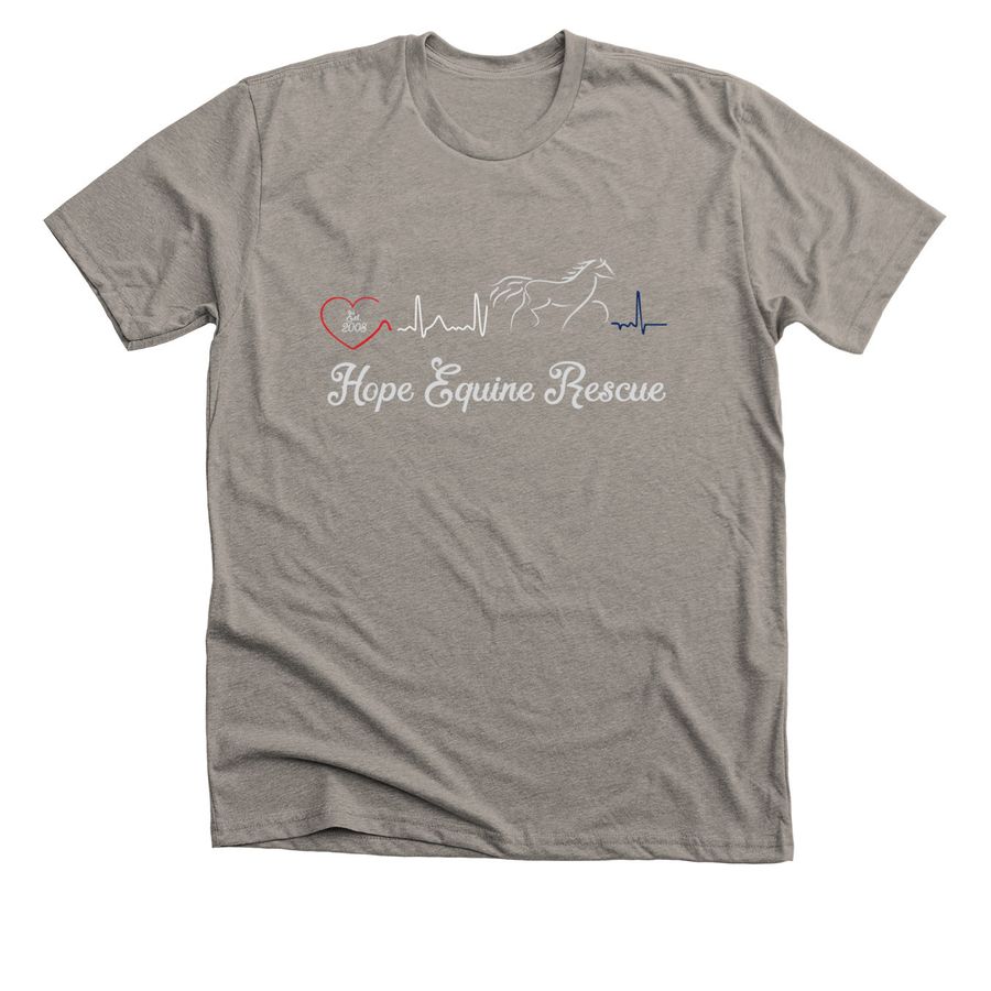 Hope Equine Rescue Enrichment Fundraiser, a Heather Stone Premium Unisex Tee