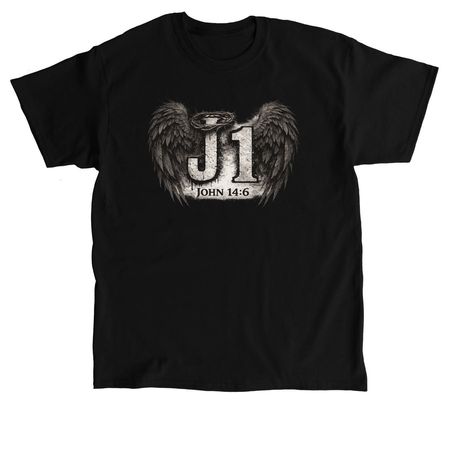 JESUS 1ST!, a Black Classic Unisex Tee