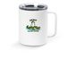 Zero Ducks Given Croc Edition Travel Mug, a White Stainless Steel Travel Mug