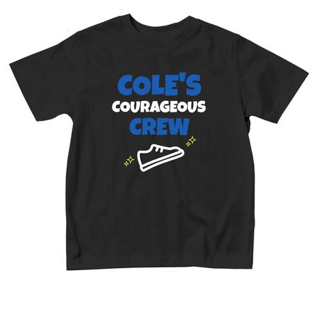 Cole's Courageous Crew, a Black Toddler Tee