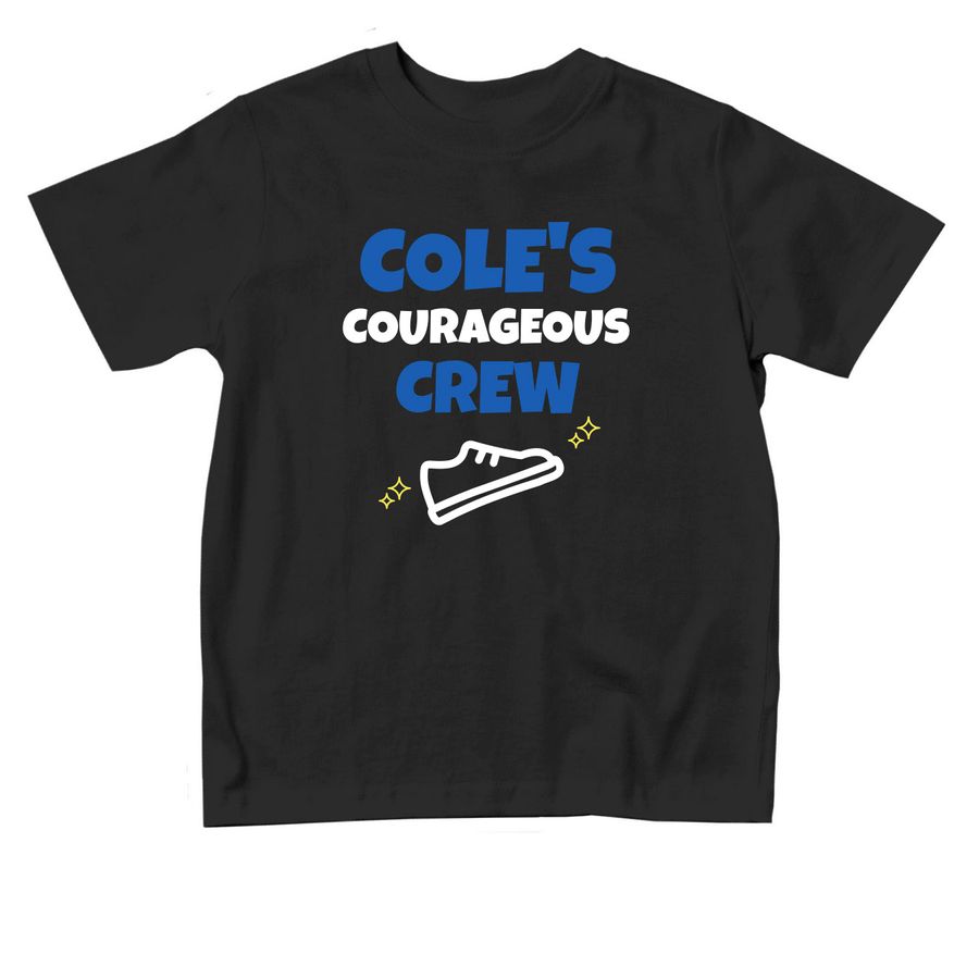 Cole's Courageous Crew, a Black Toddler Tee