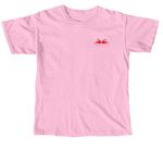 Basebra Tee, a Blossom Comfort Colors Unisex Tee (back-view)