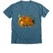 October Shirt of the Month, a Heather Deep Teal Premium V-Neck Tee