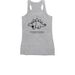 ITTY-BITTYSAURUS, a Athletic Heather Women's Racerback