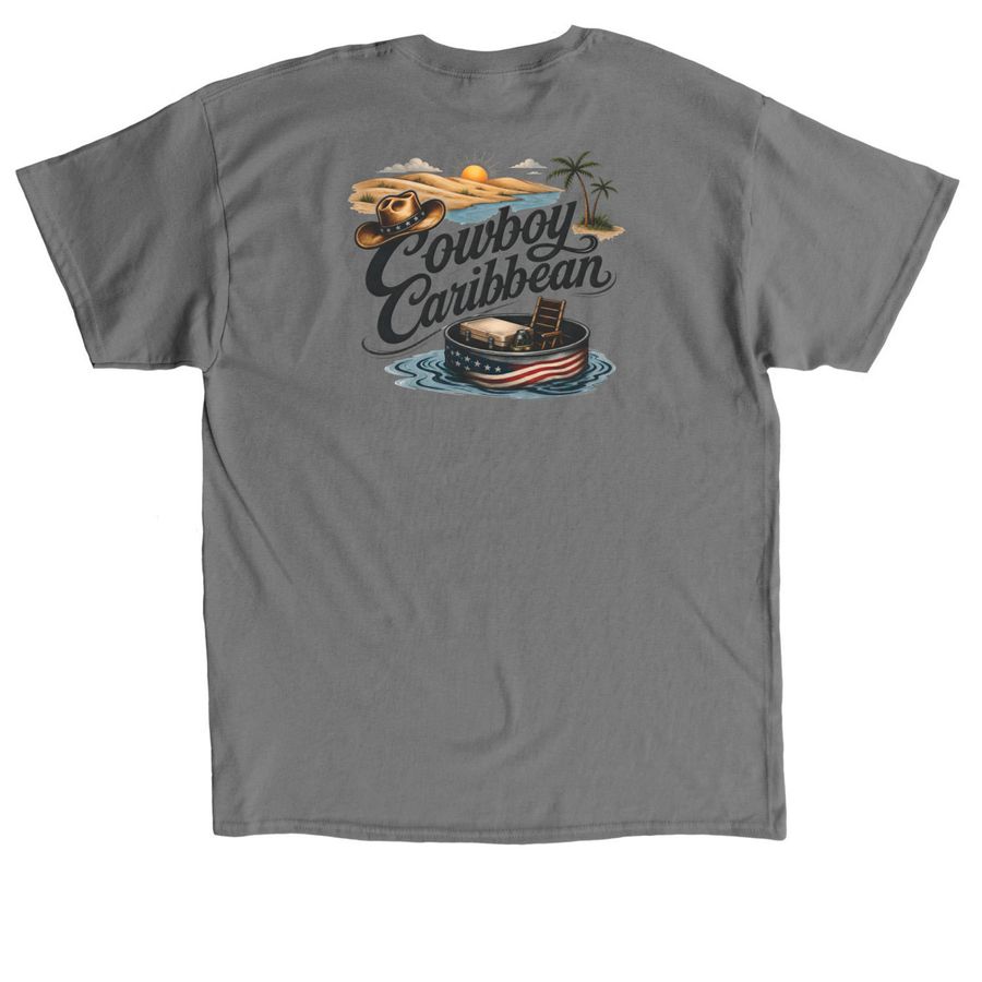 Memorial Tanking Trip, a Charcoal Classic Unisex Tee (back-view)