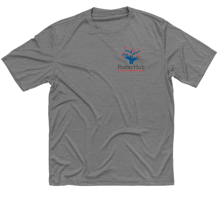 FosterHub Classic Activewear, a Grey Concrete Heather Classic Performance Tee