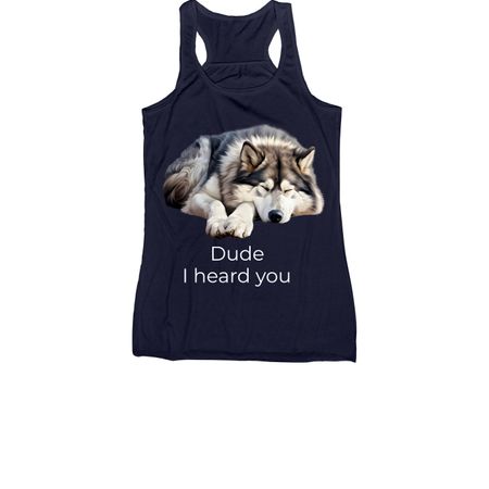 Help keep our Moots cool!, a Navy Women's Racerback