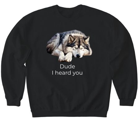 Help keep our Moots cool!, a Black Softstyle Crewneck Sweatshirt