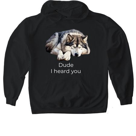 Help keep our Moots cool!, a Black Gildan Softstyle Pullover Hoodie
