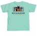 Train Your Dog Bold Collection, a Chalky Mint Comfort Colors Unisex Tee (back-view)