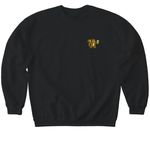 GP 2026, a Black Softstyle Crewneck Sweatshirt (back-view)