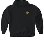 GP 2026, a Black Gildan Softstyle Pullover Hoodie (back-view)